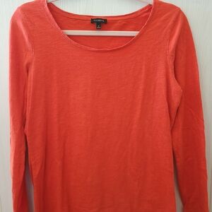 Talbots Orange Long Sleeve Tee